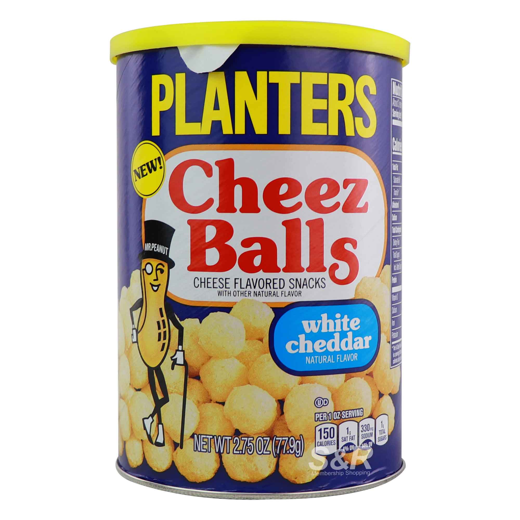 Planters Cheez Balls with White Cheddar Cheese Flavored Snacks 77.9g Planters Cheez Balls with White Cheddar Cheese Flavored Snacks 77.9g
